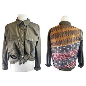 Savanna Jane Women Embroidered Top‎ Sz S Western Equestrian Cowgirl Snap Button